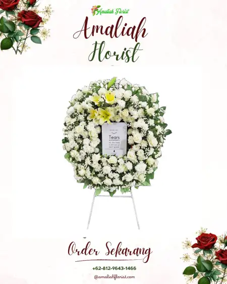 Krans Bunga Duka Duwet